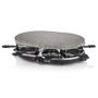 Princess Stone 8 Oval Parrilla y Raclette 162720 1200W 43x30cm